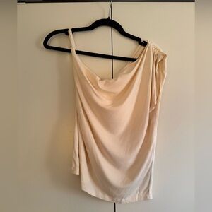 Bobbles and lace blouse